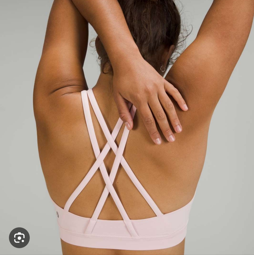 Lululemon Energy Bra pink Flush